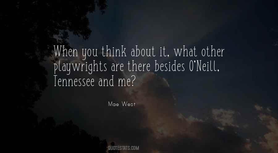 Quotes About Mae West #451696