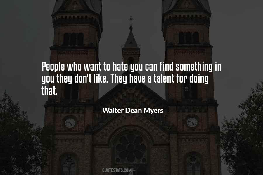 Quotes About Walter Dean Myers #178764