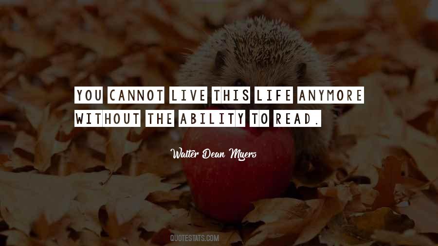 Quotes About Walter Dean Myers #453940