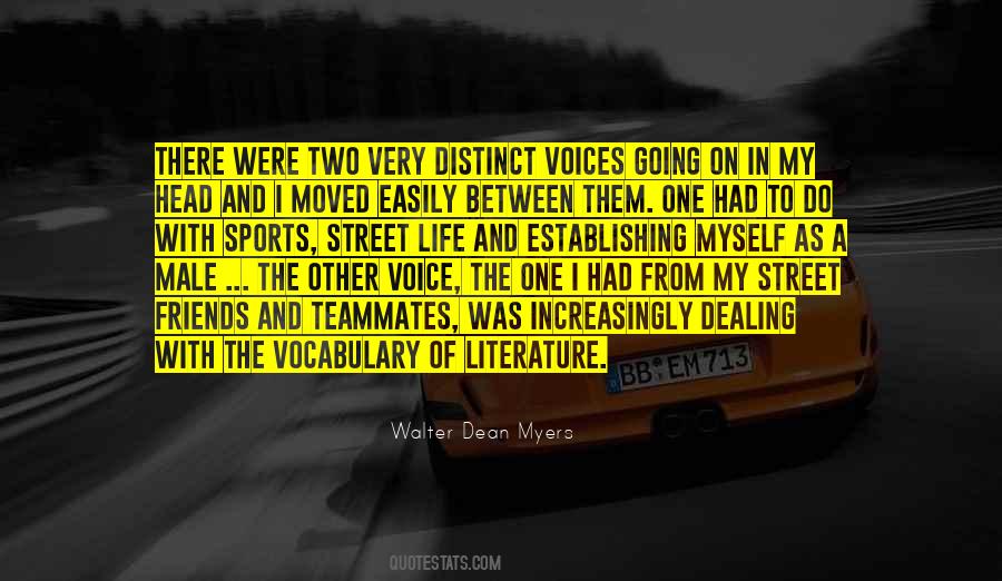 Quotes About Walter Dean Myers #865785