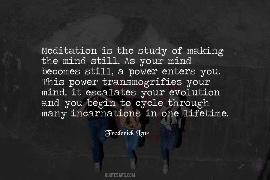 Still Your Mind Quotes #111948