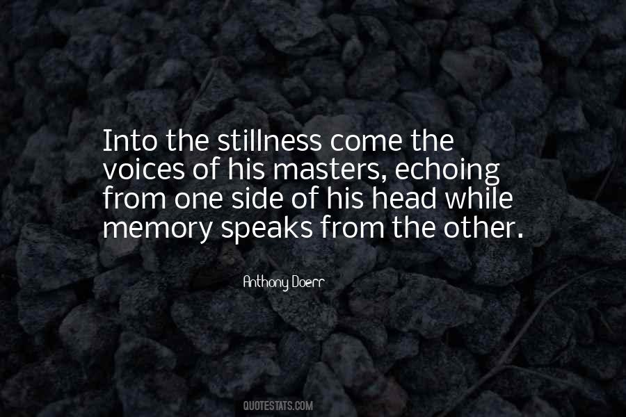 Stillness Speaks Quotes #619943