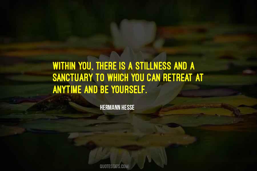 Stillness Within Quotes #817605