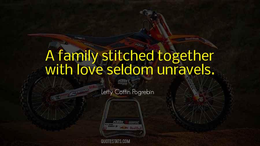 Stitched Together Quotes #1702923