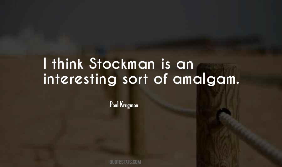 Stockman Quotes #716624