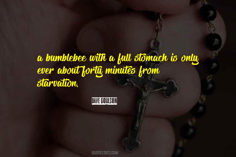 Stomach Full Quotes #1324917