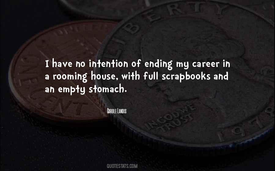 Stomach Full Quotes #1824110