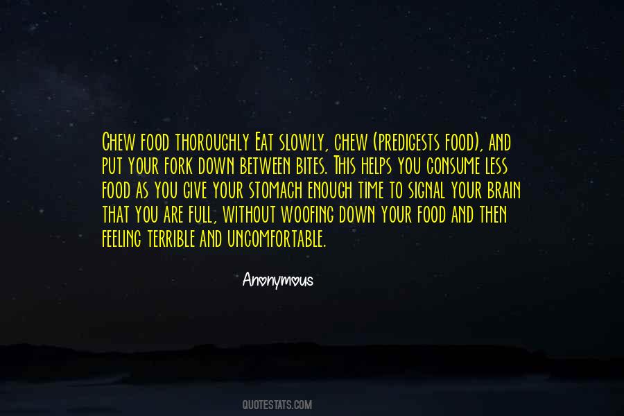 Stomach Full Quotes #759869