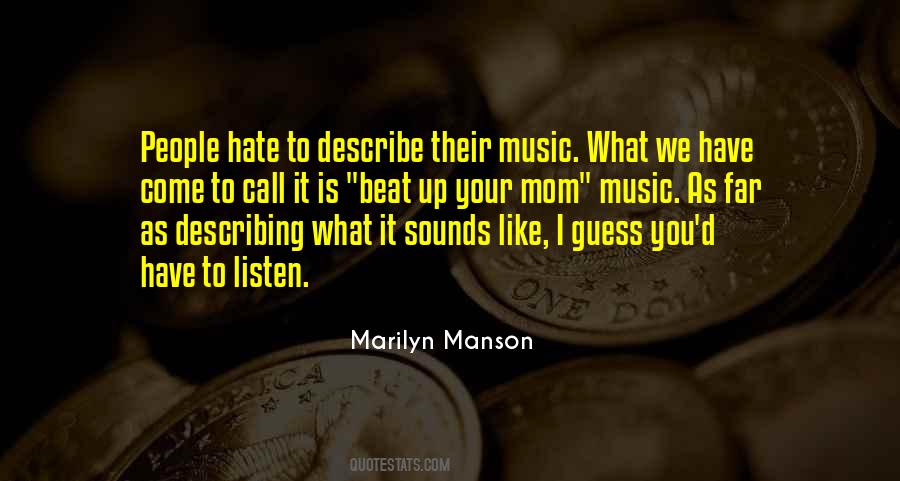 Quotes About Marilyn Manson #150776
