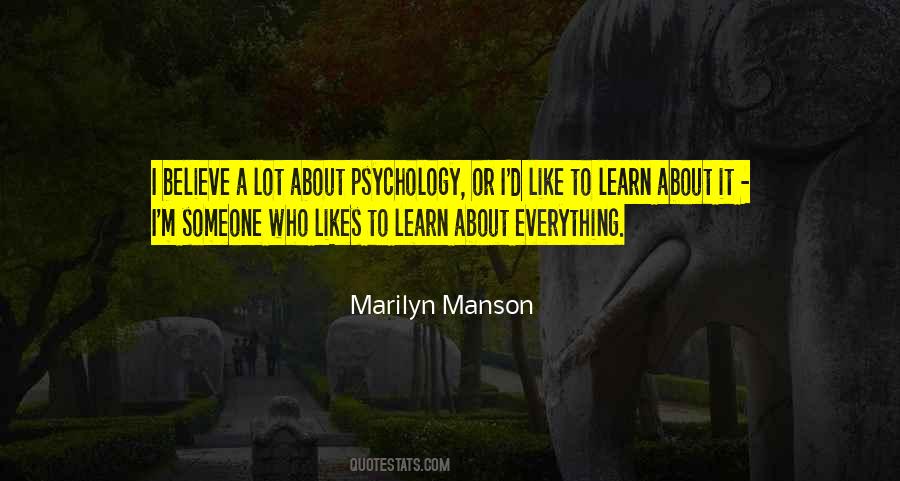 Quotes About Marilyn Manson #3760