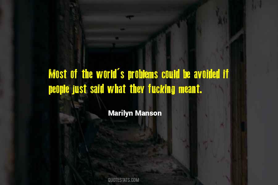 Quotes About Marilyn Manson #72482