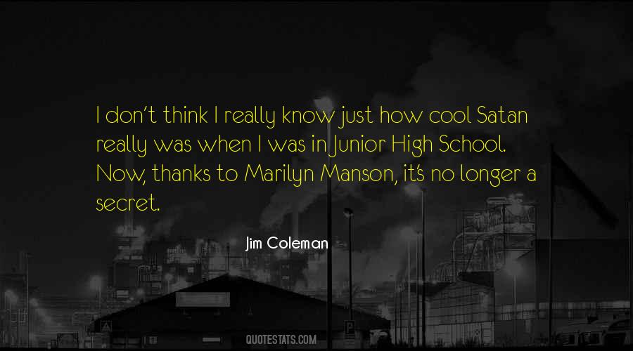 Quotes About Marilyn Manson #762264