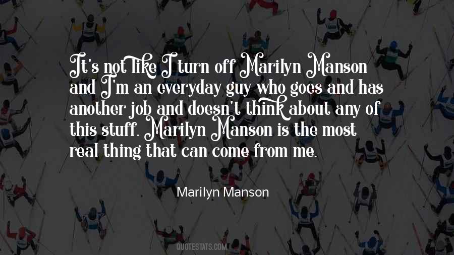 Quotes About Marilyn Manson #987889