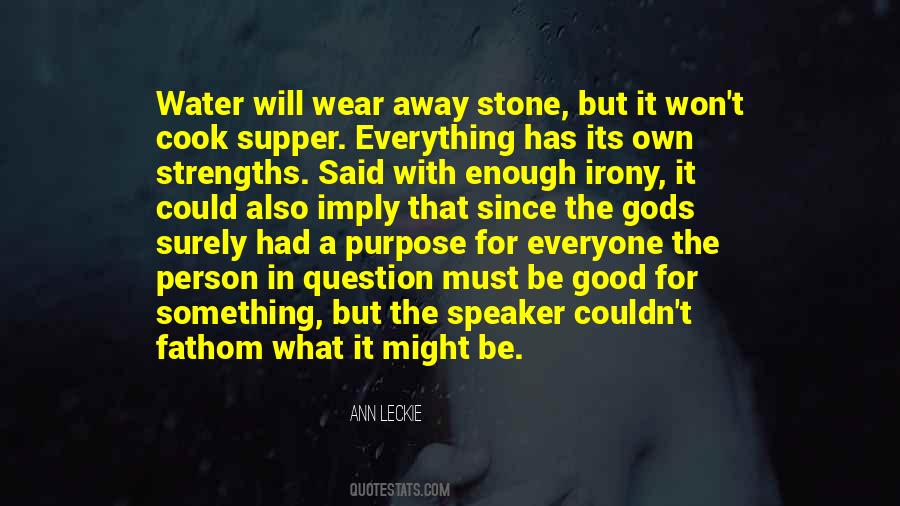 Stone In Water Quotes #1607720