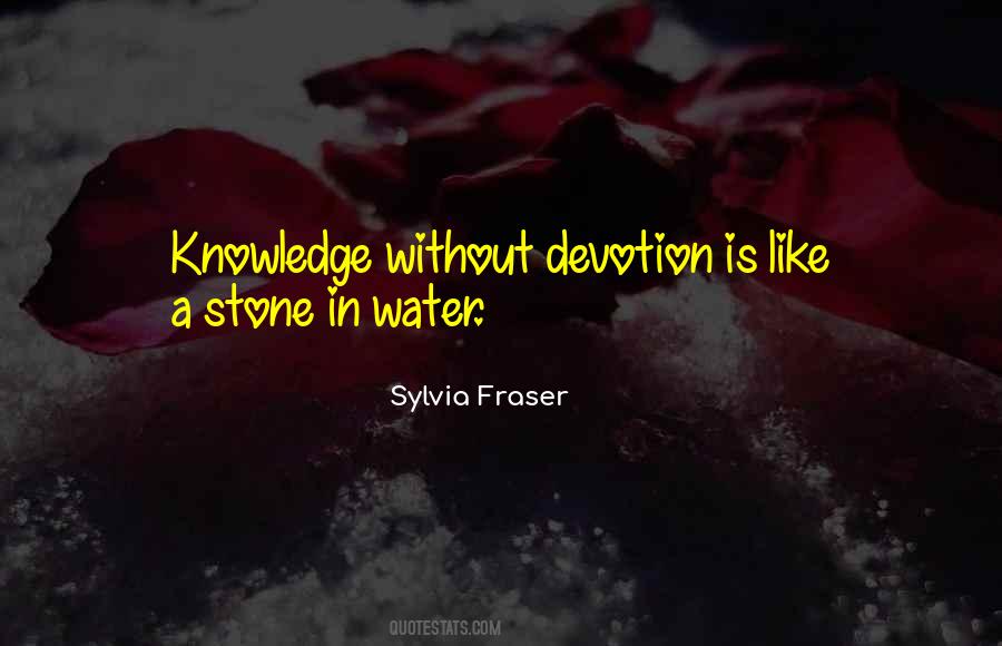 Stone In Water Quotes #1711496