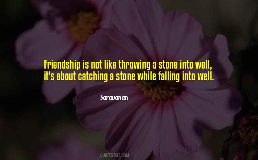 Stone Throwing Quotes #324315