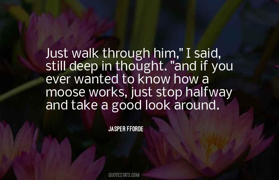 Stop And Look Around Quotes #1302904
