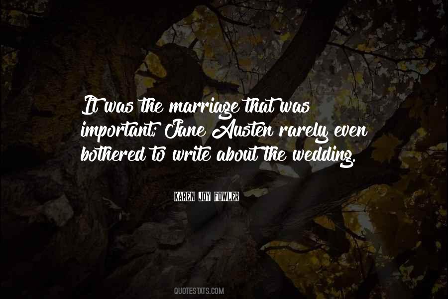 Quotes About Austen Marriage #490439