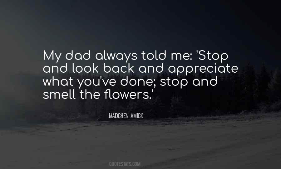 Stop And Look Back Quotes #201011 Stop And Look Back Quotes #201011
