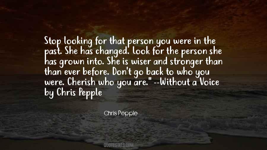Stop And Look Back Quotes #531445