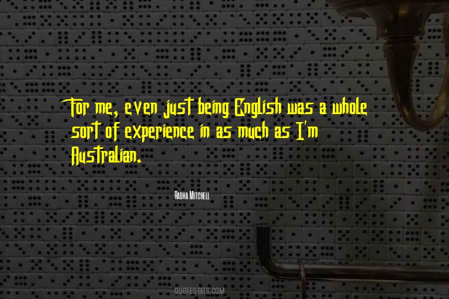 Quotes About Australian English #16213