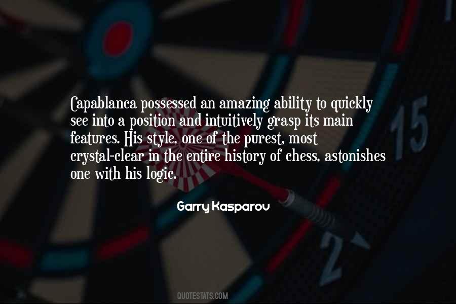 Quotes About Garry Kasparov #386071