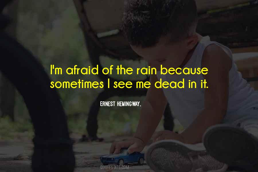 Quotes About Rain #1702414