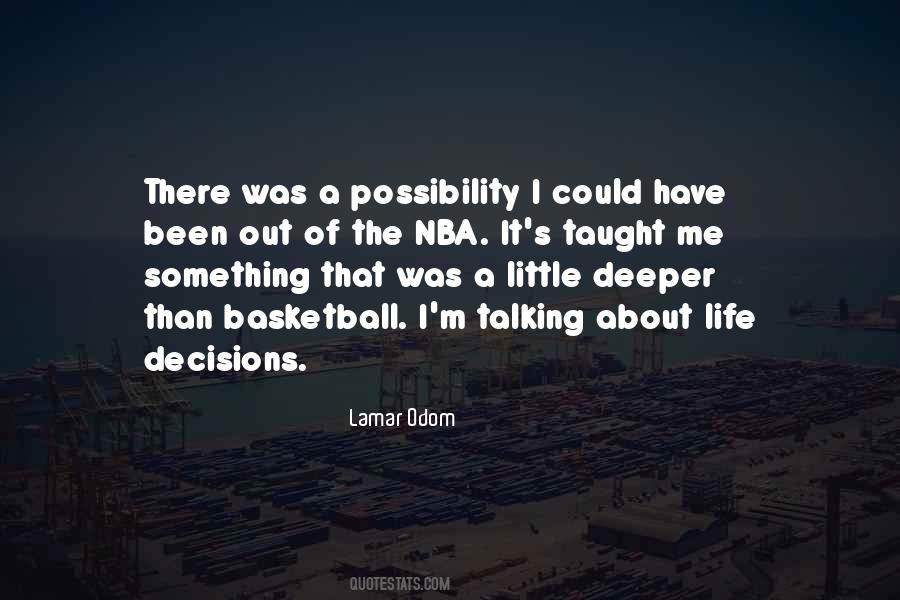 Quotes About Basketball Life #711285