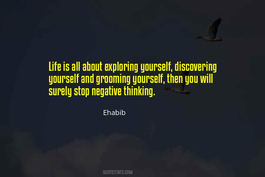 Stop Negative Thinking Quotes #983171