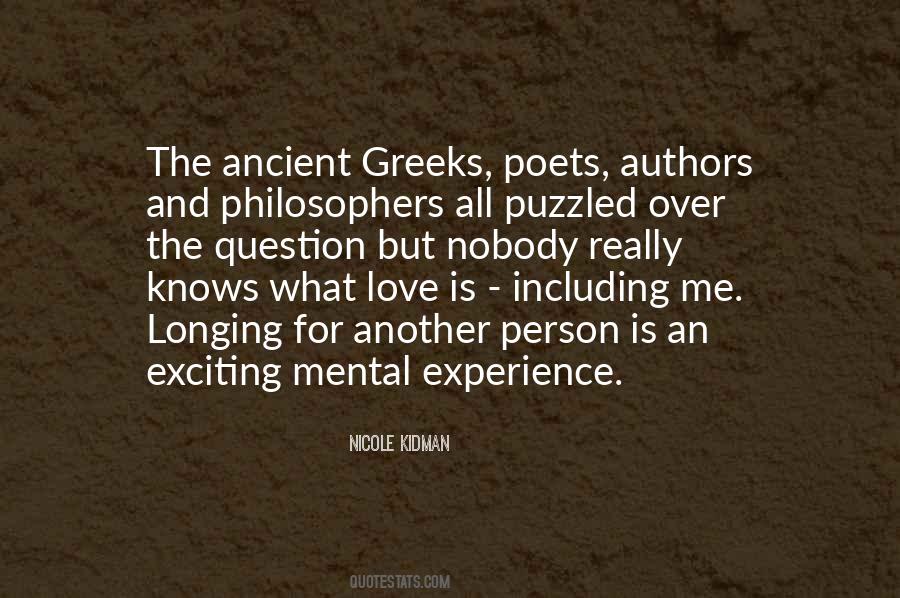 Quotes About Ancient Greeks #119305