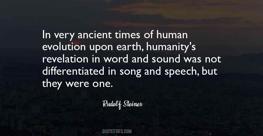 Quotes About Ancient Times #381659