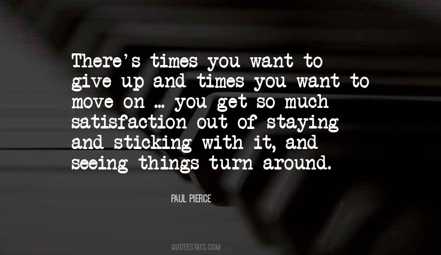 Quotes About And Moving On #55076