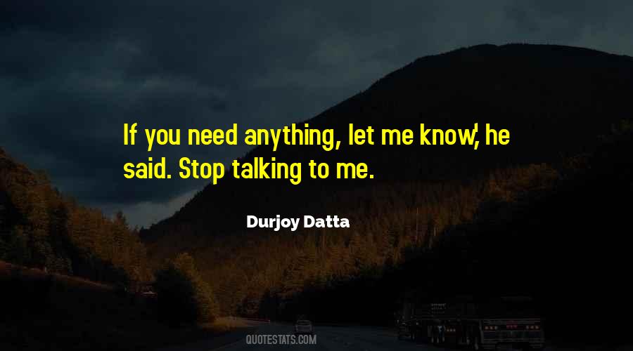 Stop Talking Quotes #1758404