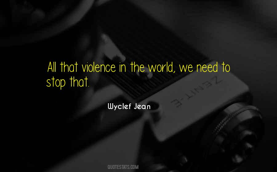 Stop The Violence Quotes #1380025