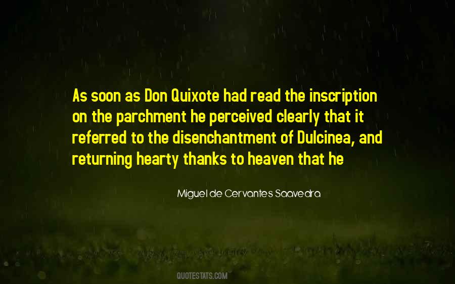 Quotes About Don Quixote #504434