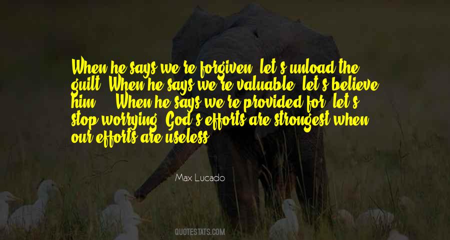 Stop Worrying God Quotes #1673153