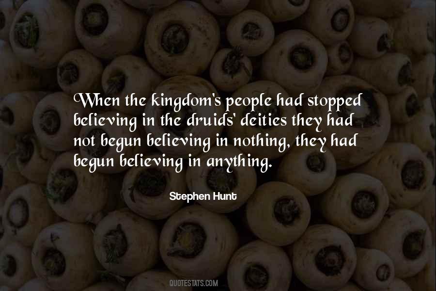 Stopped Believing Quotes #1113253