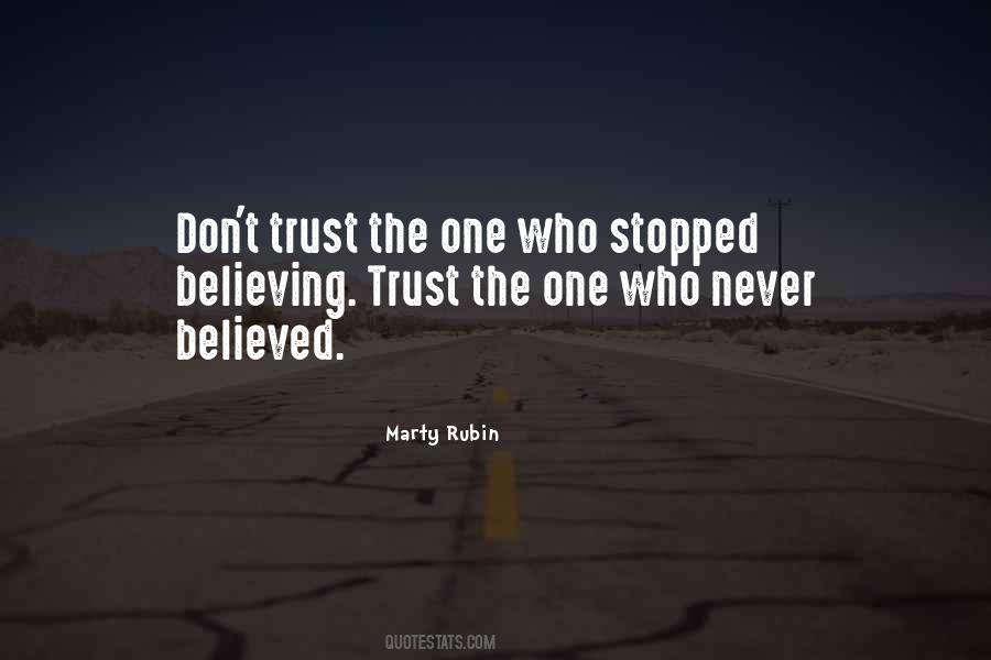 Stopped Believing Quotes #142779