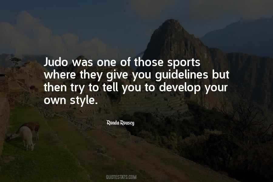 Quotes About Best Judo #700460