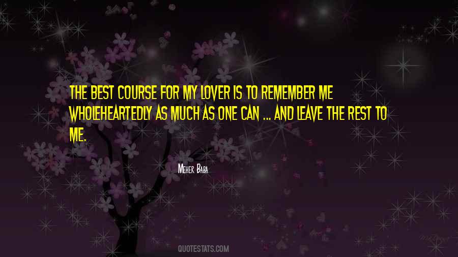 Quotes About Best Lover #749541