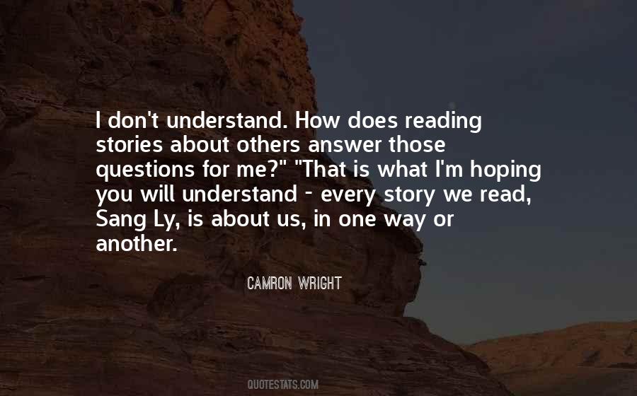 Story About Us Quotes #1168186