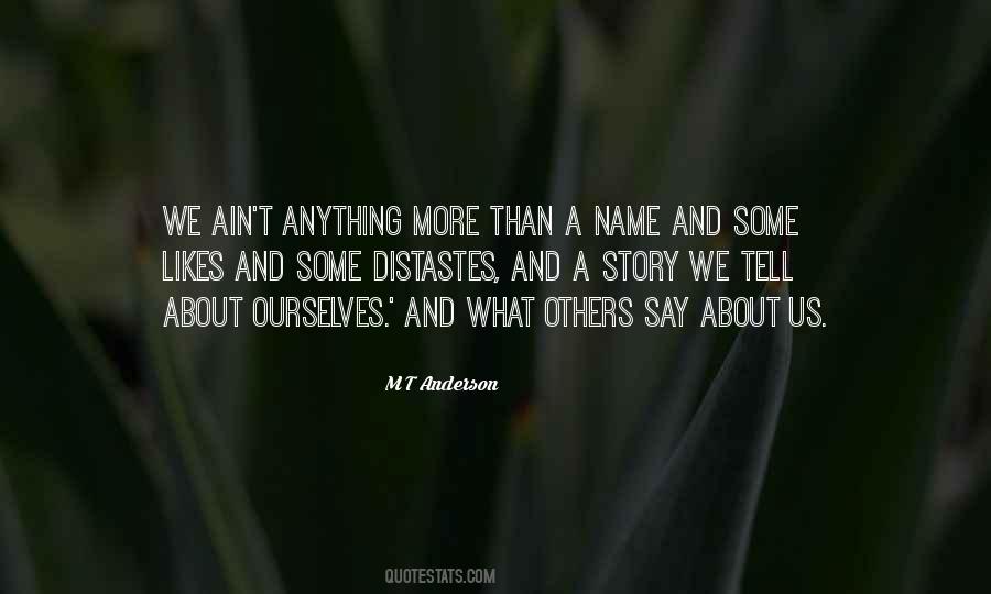 Story About Us Quotes #277006