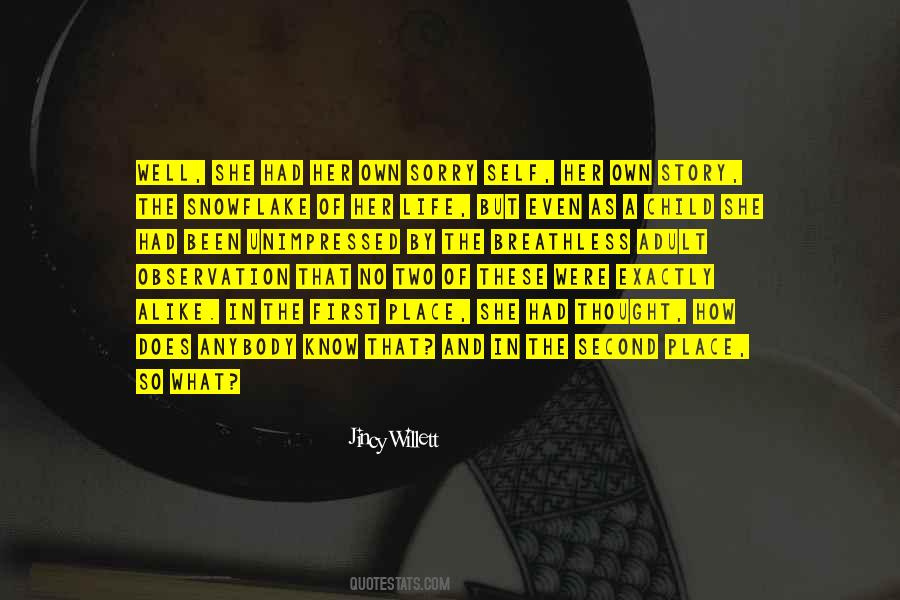 Story Of Her Life Quotes #1123314