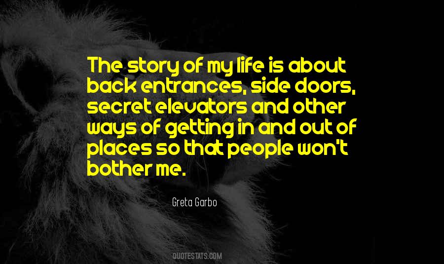 Story Of Me Quotes #149388