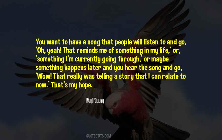 Story Of Me Quotes #51518