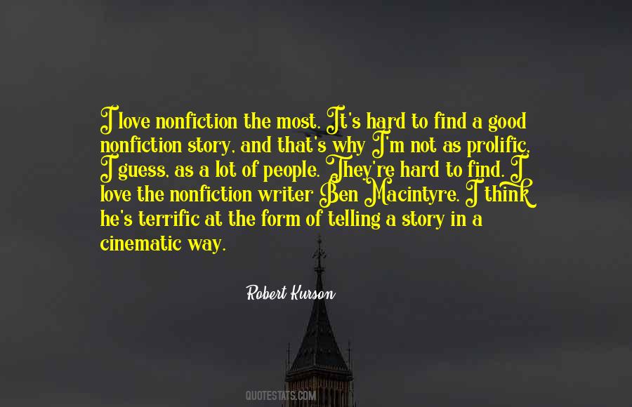 Story Writer Quotes #23701