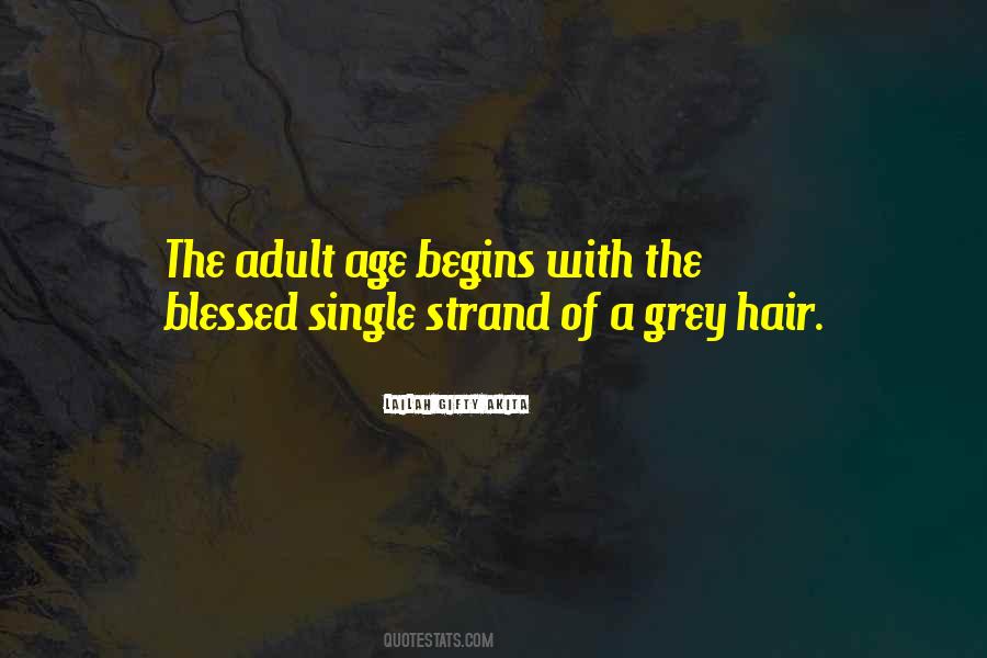 Strand Of Hair Quotes #582443