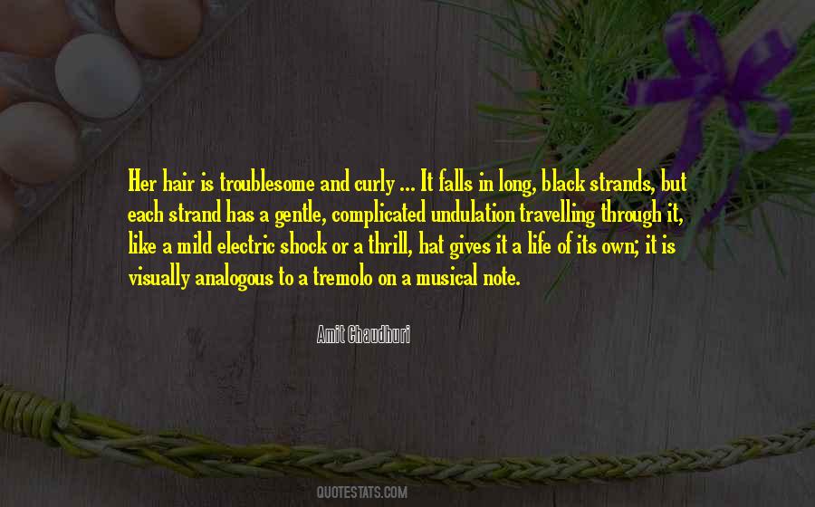 Strand Of Hair Quotes #919637