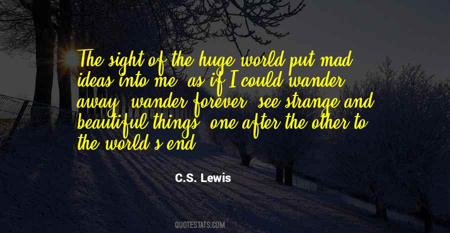 Strange But Beautiful Quotes #1187855