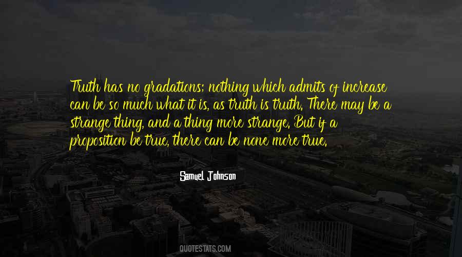 Strange But True Quotes #735583